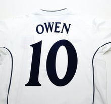 Load image into Gallery viewer, 2001/03 OWEN #10 England Vintage Umbro Home Football Shirt (S) WC 2002 BRAZIL
