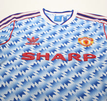 Load image into Gallery viewer, 1990/92 MANCHESTER UNITED Retro adidas Originals Away Football Shirt (S/M)
