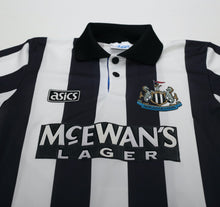 Load image into Gallery viewer, 1993/95 COLE #9 Newcastle United Vintage Asics Home Football Shirt (S)
