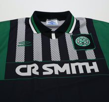 Load image into Gallery viewer, 1994/96 VAN HOOIJDONK #9 Celtic Vintage Umbro Away Football Shirt Jersey (L)
