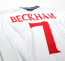 Load image into Gallery viewer, 1999/01 BECKHAM #7 England Vintage Umbro Home Football Shirt (M) Euro 2000
