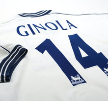 Load image into Gallery viewer, 1997/99 GINOLA #14 Tottenham Hotspur Vintage PONY Home Football Shirt (L)
