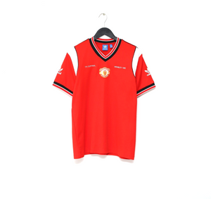 1985 ROBSON #7 Manchester United adidas Originals FA Cup Football Shirt (M/L)