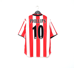 2000/02 PHILLIPS #10 Sunderland Vintage Nike Home Football Shirt (S/M)