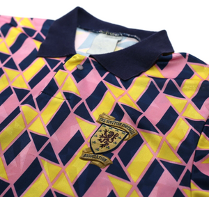 1988/90 SCOTLAND Vintage Original Umbro Football Leisure Shirt (M)