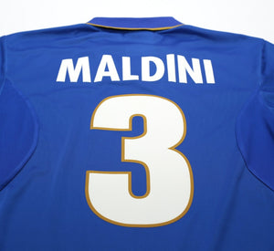 1996/97 MALDINI #3 Italy Vintage Nike Home Football Shirt (M) EURO 96