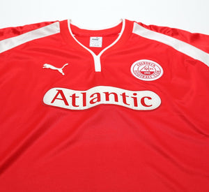 2000/01 ABERDEEN Vintage PUMA Home Long Sleeve Football Shirt Jersey (XL)