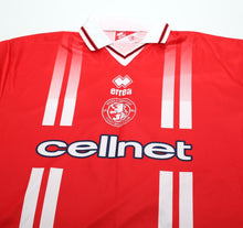 Load image into Gallery viewer, 1998/99 GASCOIGNE #8 Middlesbrough Vintage Errea Home Football Shirt (L)
