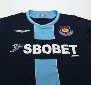 2009/10 DIAMANTI #32 West Ham Vintage Umbro Away Football Shirt (M)