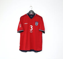 Load image into Gallery viewer, 2002/04 A. COLE #3 England Vintage Umbro Away Football Shirt (XL) Argentina WC
