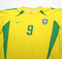 Load image into Gallery viewer, 2002/04 RONALDO #9 Brazil Vintage Nike WC 2002 Home Football Shirt (XXL)
