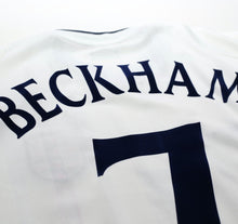 Load image into Gallery viewer, 2001/03 BECKHAM #7 England Vintage Umbro Home Greece Football Shirt XXL WC 2002
