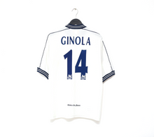 Load image into Gallery viewer, 1997/99 GINOLA #14 Tottenham Hotspur Vintage PONY Home Football Shirt (L)
