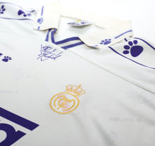 Load image into Gallery viewer, 1994/96 REAL MADRID Vintage Kelme Home Football Shirt (XL)
