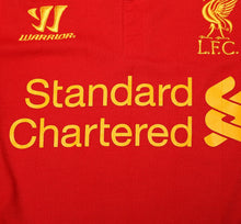 Load image into Gallery viewer, 2012/13 SUAREZ #7 Liverpool Vintage Warrior Home Football Shirt Jersey (S)
