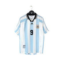 Load image into Gallery viewer, 1998/99 BATISTUTA #9 Argentina Vintage adidas Home Football Shirt (L) WC 98
