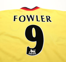 Load image into Gallery viewer, 1997/99 FOWLER #9 Liverpool Vintage Reebok Away Football Shirt Jersey (S) 34/36
