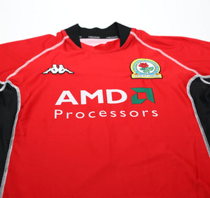 2002/03 TUGAY #3 Blackburn Rovers Vintage Kappa Away Football Shirt (S)