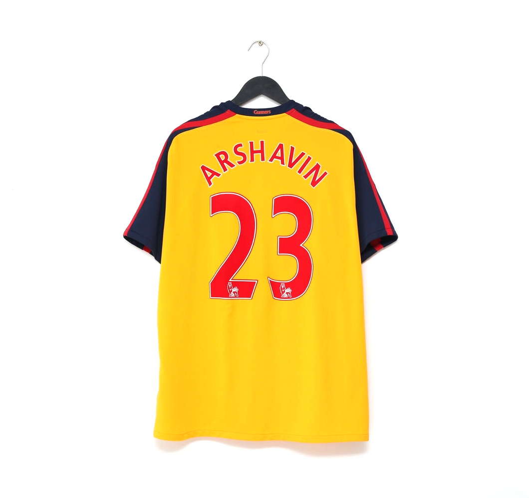 2008/09 ARSHAVIN #23 Arsenal Vintage Nike Away Football Shirt Jersey (XL)