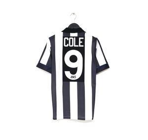 1993/95 COLE #9 Newcastle United Vintage Asics Home Football Shirt (S)