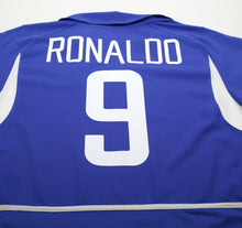 Load image into Gallery viewer, 2002/04 RONALDO #9 Brazil Vintage Nike WC 2002 Away Football Shirt (L)
