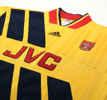 Load image into Gallery viewer, 1993/94 WRIGHT #8 Arsenal Retro adidas Equipment Away Football Shirt (S/M)
