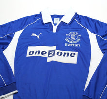 Load image into Gallery viewer, 2000/02 GINOLA #24 Everton Vintage PUMA Long Sleeve Football Shirt (L)
