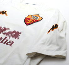 Load image into Gallery viewer, 2000/01 BATISTUTA #18 AS Roma Vintage Kappa Away Football Shirt (L)
