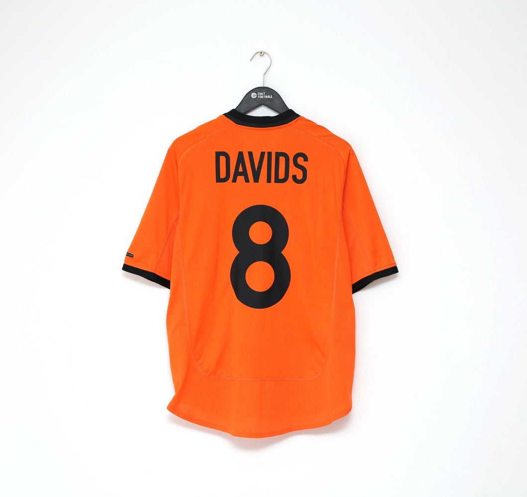 2000/02 DAVIDS #8 Holland Vintage Nike Euro 2000 Home Football Shirt (L)