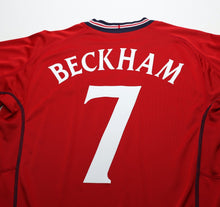 Load image into Gallery viewer, 2002/04 BECKHAM #7 England Vintage Umbro Away Football Shirt (L) Argentina WC
