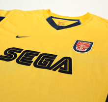 Load image into Gallery viewer, 1999/00 HENRY #14 Arsenal Vintage Nike UEFA Cup Away Football Shirt (XL) SEGA
