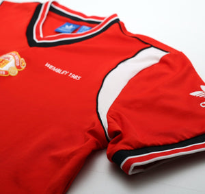 1985 ROBSON #7 Manchester United adidas Originals FA Cup Football Shirt (M/L)