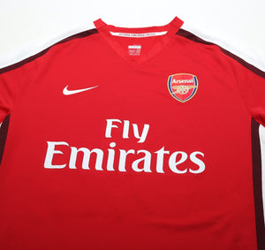 2008/10 BENDTNER #52 Arsenal Vintage Nike Home Football Shirt Jersey (L)