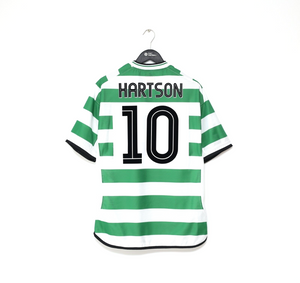 2001/03 HARTSON #10 Celtic Umbro European Home Football Shirt (L)