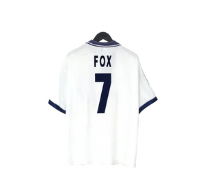 1995/97 FOX #7 Tottenham Hotspur Vintage PONY Home Football Shirt (L)