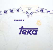 Load image into Gallery viewer, 1994/96 REAL MADRID Vintage Kelme Home Football Shirt (XL)
