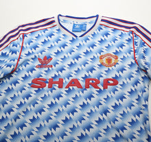 Load image into Gallery viewer, 1990/92 MANCHESTER UNITED Retro adidas Originals Away Football Shirt (S/M)
