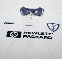 Load image into Gallery viewer, 1995/97 FOX #7 Tottenham Hotspur Vintage PONY Home Football Shirt (L)
