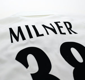 2002/03 MILNER #38 Leeds United Vintage Nike Home Football Shirt Jersey (S)