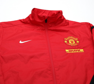 2011/12 MANCHESTER UNITED Vintage Nike Football Track Top Jacket (L)