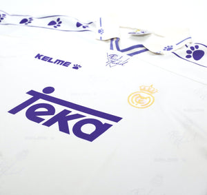 1994/96 REAL MADRID Vintage Kelme Home Football Shirt (XL)