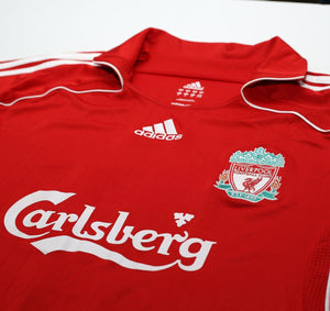 2006/08 TORRES #9 Liverpool Vintage adidas Home Football Shirt Jersey (XL)