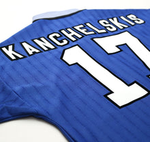 Load image into Gallery viewer, 1995/97 KANCHELSKIS #17 Everton Vintage Umbro Home Football Shirt (XL)
