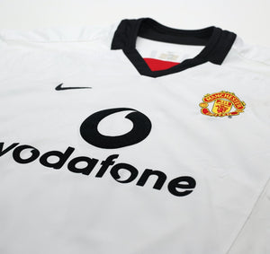 2002/03 BECKHAM #7 Manchester United Vintage Nike Away Football Shirt (S)