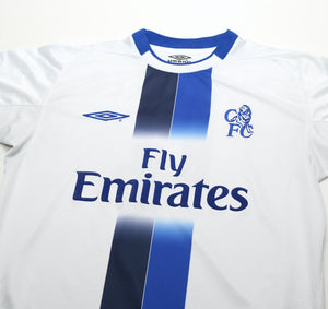 2003/05 MAKELELE #4 Chelsea Vintage Umbro UCL Away Football Shirt Jersey (S)