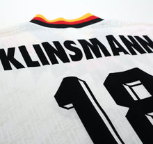 Load image into Gallery viewer, 1994/96 KLINSMANN #18 Germany Vintage adidas Home Football Shirt (XL) USA 94
