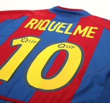 Load image into Gallery viewer, 2002/03 RIQUELME #10 Barcelona Vintage Nike Home Football Shirt (M)
