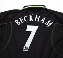 Load image into Gallery viewer, 1998/99 BECKHAM #7 Manchester United Vintage Umbro Third Football Shirt (L)
