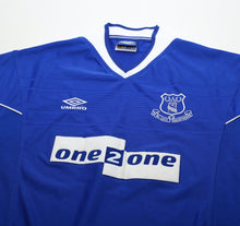 Load image into Gallery viewer, 1999/00 CAMPBELL #9 Everton Vintage Umbro Home Football Shirt (M)
