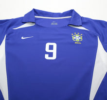 Load image into Gallery viewer, 2002/04 RONALDO #9 Brazil Vintage Nike WC 2002 Away Football Shirt (L)
